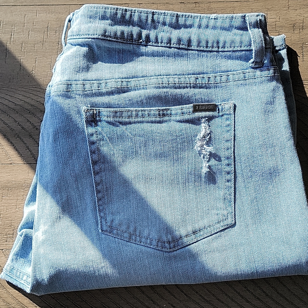 J.LO Rhinestone Boyfriend Jeans